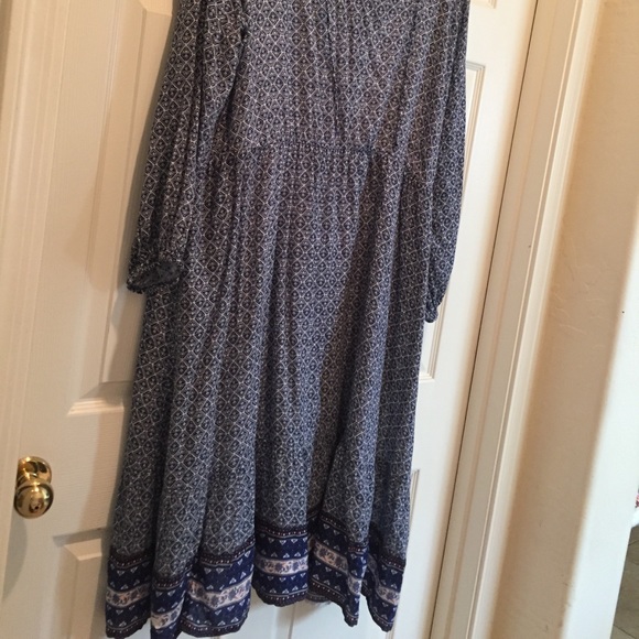 NWT Old Navy mosaic sun dress with white slip - Picture 2 of 8